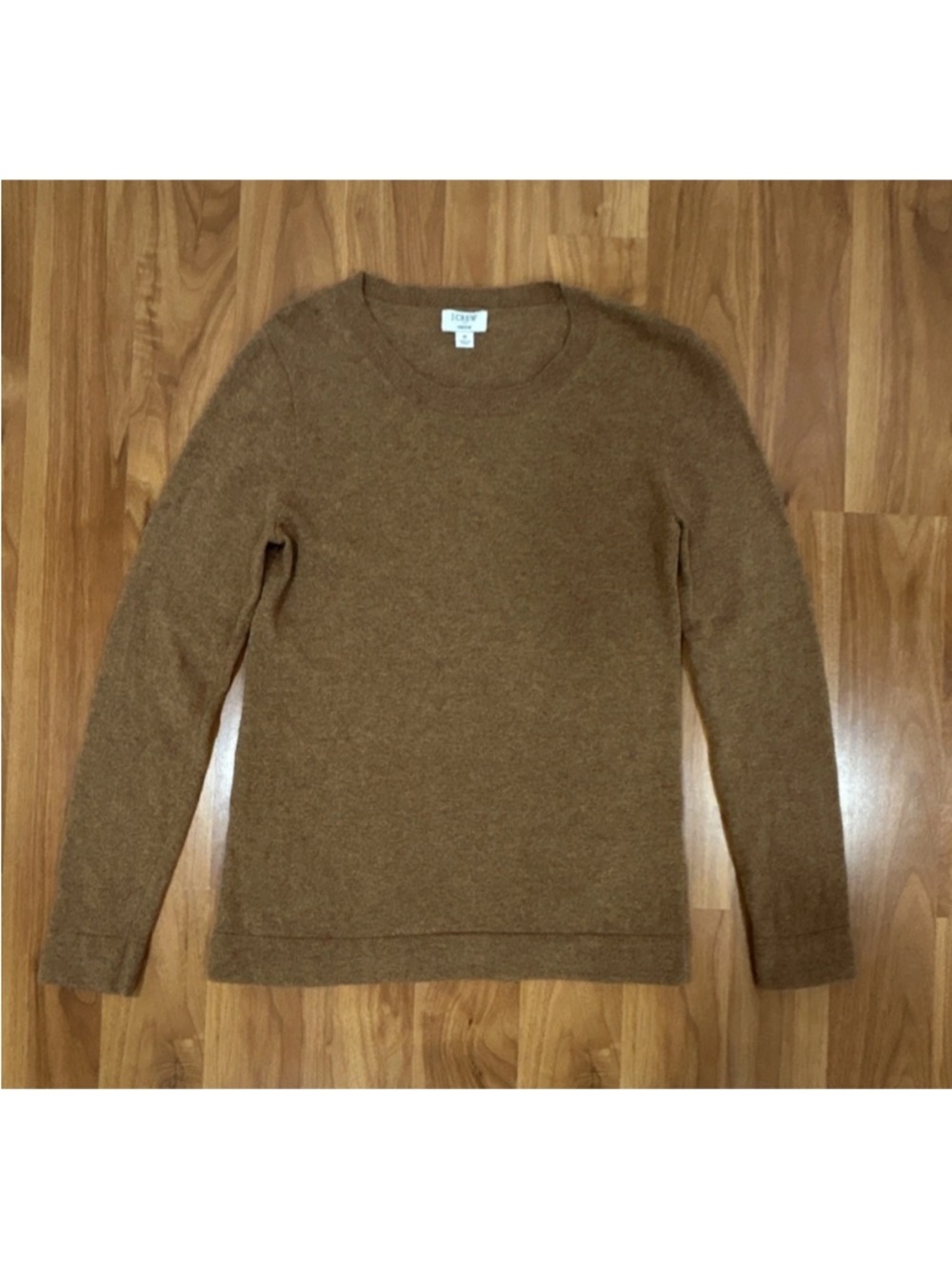 J. Crew Teddie Crewneck Sweater - Camel